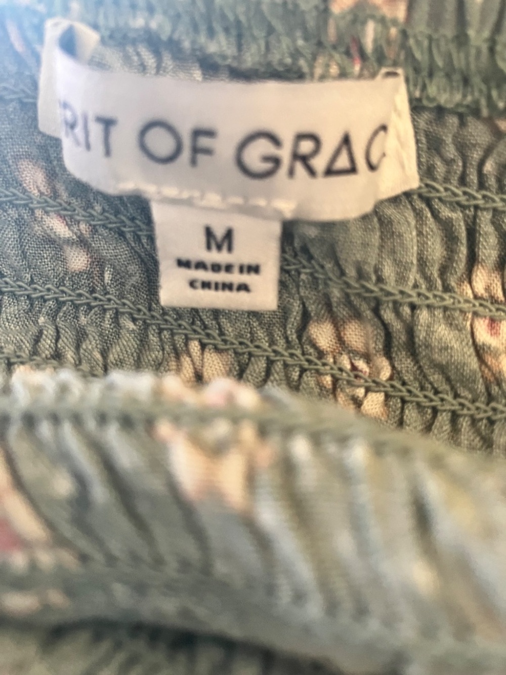 State of Grace - Vintage Floral Pattern Midi Tie Front Dress With Pockets M - Picture 6 of 8